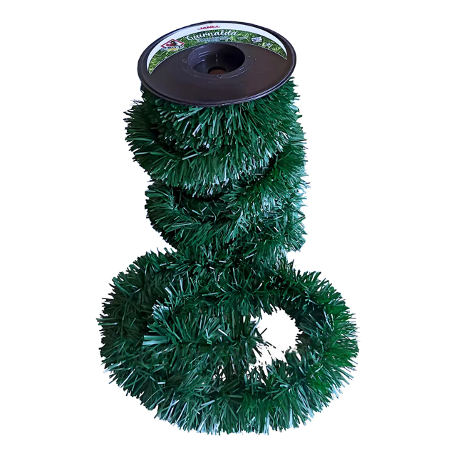 Escarcha Navideña Verde Pino Rollo 20 Metros 10cm Premium Xtellar verde