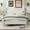 White, variant on Mintazer Queen Size Wood Platform Bed Frame, Mid-Century Retro Spindle Platform Bed with Pine Slat Support, White