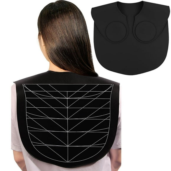 Hair Cutting Collar Hair Salon Stylist Cape Waterproof Rubber Neck Wrap Neck Guard Professional Hair Dye Cover Smock For Hairdressing Hair Cut Accessories