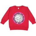 thumbnail image 2 of Inktastic Volleyball Girl Toddler Sweatshirt, 2 of 4