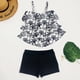 thumbnail image 5 of Traje de baño de dos piezas para mujer Traje de baño de dos piezas con estampado digital degradado Ropa de playa Hugtrwg Para estrenar, 5 of 9