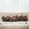 thumbnail image 4 of Ambesonne Fantasy Throw Pillow Cover 4 Pack, Dragon Mountain Myth, 24", Multicolor, 4 of 5