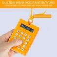 thumbnail image 2 of Portable Calculator with Keychain, Slim Mini Soda Cracker Shape Calculators with 8-digit Screen Display,Small Pocket Basic Standard Calculators for Simple Calculations Daily Use, Orange, 2 of 6