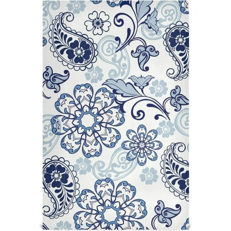 

Bestwell 4 pieces Paisley Flower Kitchen Dish Towel Super Absorbent Soft Drying Cloth Tea Bar Towels 28 x 18
