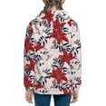 thumbnail image 6 of Naloa Lilies Flowers Teenage Zipper Hoodie, Long Sleeve Zip Up Hoodies Casual Jackets Tops for 7-12 Years-Medium, 6 of 6