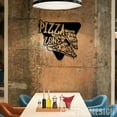 thumbnail image 3 of Craftnamesign Pizzeria Sign, Pizza Metal Sign, Kitchen Decor, Pizza Shop Decor, Restaurant Sign, 3 of 5