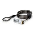 thumbnail image 1 of Rocstor Y1RB008-B1 6 ft. Rocbolt N19 2 Key Lock Security Cable - TAA Compliant, Black, 1 of 1