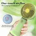 thumbnail image 5 of UttpKLBx Portable Automatic Remote Fan USB Rechargeable Clooing Fan Household Small Conditioning Fan Room Air Cooler for Bedroom, for Home Office Travel (Green), 5 of 6