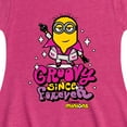 thumbnail image 3 of Despicable Me Minions - Groovy Since Forever - Toddler & Youth Girls Fit & Flare Dress, 3 of 4