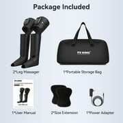 FIT KING Cordless Full Leg Massager, Rechargeble Air Compression Massager for Foot and Legs FSA/HSA Eligible
