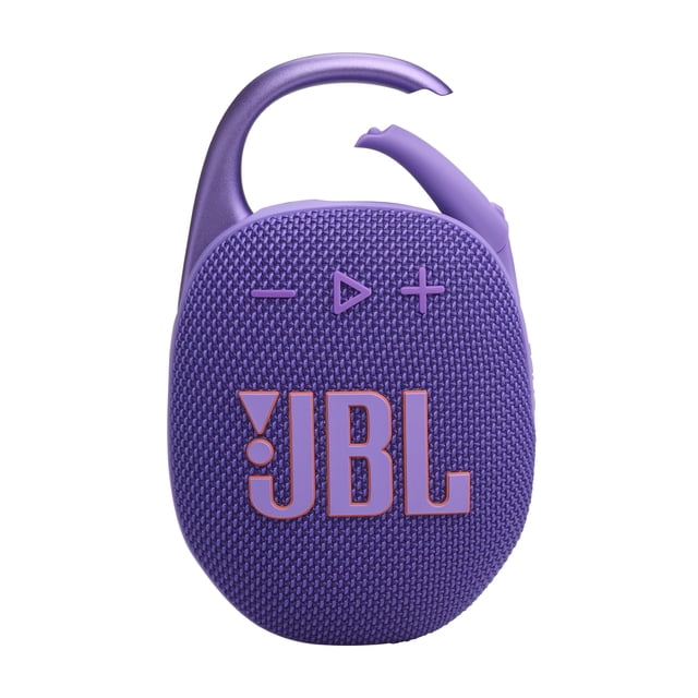 Altavoz Bluetooth JBL Clip 5 ultraportátil impermeable morado