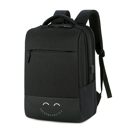 UPC: 0697067515242 | Techprotectus 15.6  Laptop Backpack with USB Charging Port  Black