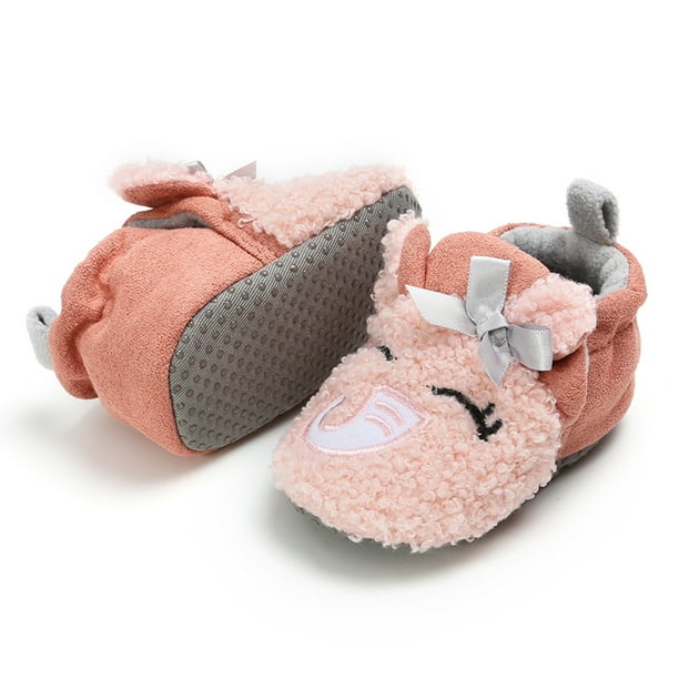 Pink hard deals bottom baby shoes