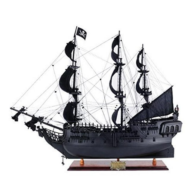 Old Modern Handicrafts T305 Bateau Pirate Perle Noire Modèle Moyen Avion