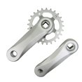 thumbnail image 2 of ziyahi Kids Bicycle Crankset Riding Replacement Accessories Bike Crank Children Set Gray Silver 25T, 2 of 3