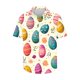 thumbnail image 3 of Blusas y camisas de manga corta con cuello en V Camisa estampada de Pascua para hombre Camisa abotonada Top de poliéster para hombre, 3 of 4