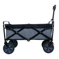 thumbnail image 4 of 150L Collapsible Wagon Cart Foldable, Utility Garden Wagon with 360lbs Weight Capacity, Heavy Duty Portable Sport Wagon with Wheels for Outdoor, Grocery, Shopping, 4 of 9
