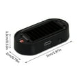 thumbnail image 6 of 2Pcs Car Solar Power Simulated Dummy Alarm Device Anti-Theft LED Flashing Security Light Fake Lamp Automotive Warning Interior Safety Lights with USB Charger Port, Red&Blue, 6 of 9
