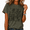 2-Green, variant on Cozymy Women's Cute Night Owl Graphic Shirts Crewneck Short Sleeve Washed Distressed Retro Tops Trendy Floral Print Tees
