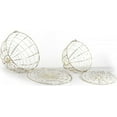 thumbnail image 2 of Bird Cage Rustic Set 2 Metal New ZT-842, 2 of 3