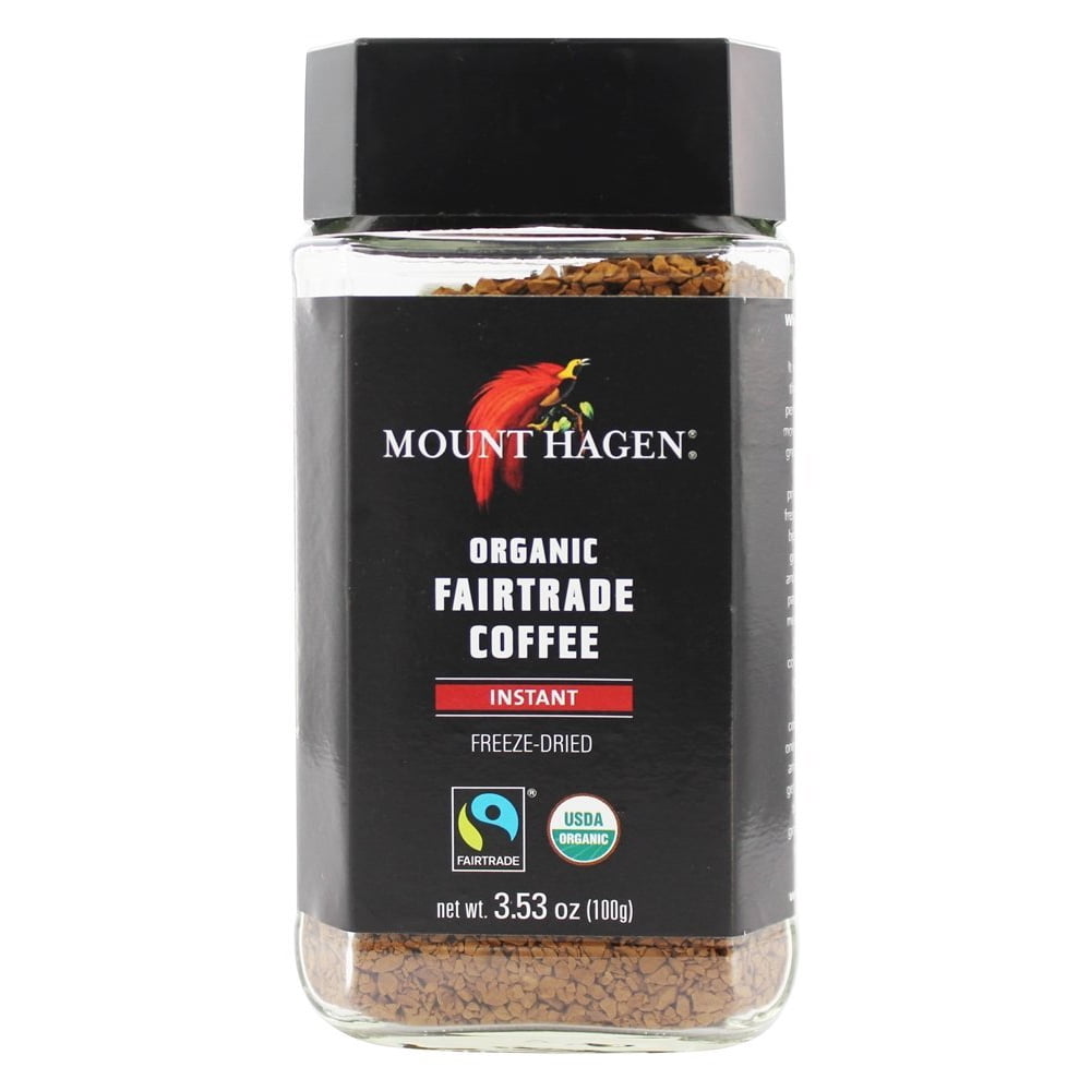 Mount Hagen Coffee Instant Jar Regulr,3.53Oz (Pack Of 6)