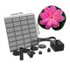 thumbnail image 3 of Fuente Solar Lotus Bomba Fuentes Solares para Baño Pájaros () Rosa, 3 of 3