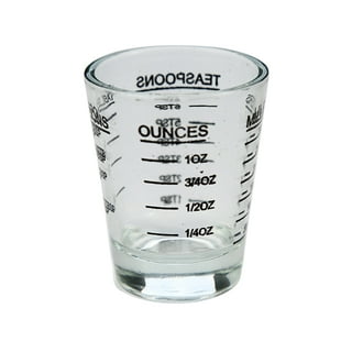 OGGI Measuring Shot Glass with Measuring Lines, 3oz / 90ml - Bartender  Accessories, Jigger for Bartending, Shot Glass Measuring Cup with Ounces 