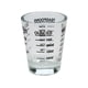 thumbnail image 1 of Vaso medidor de vidrio de 30 ml, vaso para espresso, vaso de onzas con escala, utensilios de cocina (negro), 1 of 7