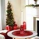 thumbnail image 1 of xihome Portavelas de cristal con forma de rbol de Navidad para velas de aromaterapia de 7,2 cm (2,83 pulgadas). Ideal como centro de mesa navideño o decoracin para la repisa de la chimenea., 1 of 6