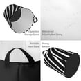 thumbnail image 4 of LNWH Laundry Basket, Zebra Stripes Pattern Foldable Laundry Hamper With Handles Waterproof, Medium Size, 4 of 8