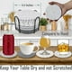 thumbnail image 3 of 8 Posavasos para Bebidas con Soporte, Posavasos Absorbentes de 4 Colores para Bebidas, Juego de Posavasos Tejido de AlgodóN Minimalista para el Hogar, 3 of 5