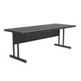 thumbnail image 2 of Correll CS3060-52 Keyboard Height 1.25 in. High Pressure Rectangular Top Computer & Training Tables, New England Driftwood - 30 x 60 in., 2 of 4