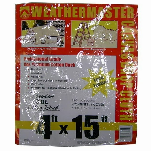 Dize DC0912D 9 x 12 ft. Canvas Drop Cloth