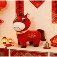 thumbnail image 6 of 2026 Year of the Horse Plush Doll - Home Decor Blessings, Car Decor Souvenirs Mascots Home Office Store Restaurant Tabletop Decoration, Chinese New Year Zodiac Chinese Traditional Red Horse,1Pc, 6 of 8