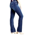 thumbnail image 4 of Jack David Womens Basic Bootcut/Straight Denim Stretch Jeans Pants (WG0005), 4 of 7