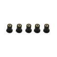 thumbnail image 1 of BUYISI 5Pcs M-4 M-5 M-6 Motorcycle Modification Windshield Rubber Nut Brass Nut Mounting Windshield Fairing Cowls Fastener Screws M-4, 1 of 5