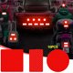 thumbnail image 1 of Xihbxyly Juego de Pegatinas Reflectantes de Alta Visibilidad para Vehículos, Motocicletas y Camiones. Diseño Flexible y Duradero. Mayor Seguridad Nocturna. Fácil Aplicación. Juego de 10 Piezas. Adhes, 1 of 1