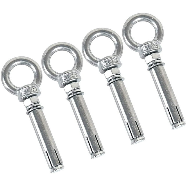 Lifting Eye Bolt Expansion Eye Bolts Expansion Anchor Bolts 304 Stainless Steel Closed Hook