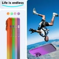 thumbnail image 6 of for iPhone 14 Pro Case, New Designed Slim Phone Case,[10 FT Military Grade Drop Protection], with Lens Protector,Gradient,Purple+black7-IP14p-04, 6 of 13