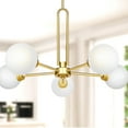 thumbnail image 4 of AURARMLET Lamp Shade Replacement Frosted Sphere Lampshade Acrylic Home Lighting 1Set, 4 of 8