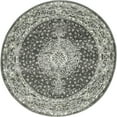 thumbnail image 4 of Unique Loom Bromley Collection Area Rug - Midnight (3' 1" Round Dark Gray/Gray), 4 of 6