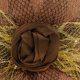 thumbnail image 4 of 2 Unidades Sombrero de terre Paja Flor Ala Sunhat Transpirable para Playa Verano Vacaciones Yuyangstore Sombrero de Parasol de Lino, 4 of 8