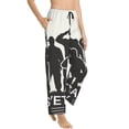 thumbnail image 6 of Salouo Veterans Day Print Women's Pajama Pants Casual Loose Sweatpants PJs Flowy Pants Drawstring Palazzo for Women Wide Leg Pants Lounge Pajama -Large, 6 of 8