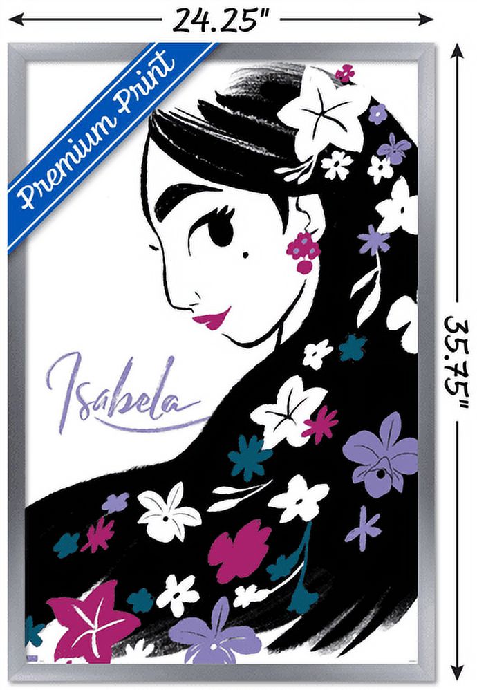 Disney Encanto - Brush Stroke Wall Poster, 22.375" x 34", Framed