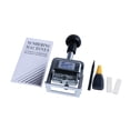 thumbnail image 3 of Fiocias Automatic Numbering Machine, Numbering Device, Iron-on Self-Inking Stamp, Six Digits, Comfortable Handle, Adjustable Mode, Suitable for Administrative 8 digits, 3 of 8