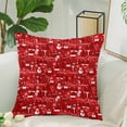 thumbnail image 2 of MKHERT Christmas Pillow Covers Pillowcase Throw Pillows 18x18 inch, 2 of 2