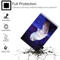 thumbnail image 2 of Allytech Case Fit for iPad Mini 5 2019(5th Gen 7.9 inch), iPad Mini 4/Mini 3/Mini 2/Mini 1st Gen Cover, Multi-Angle Viewing Stand [Auto Sleep/Wake] Shockporoof Folio Cover for iPad Mini, White Cat, 2 of 8
