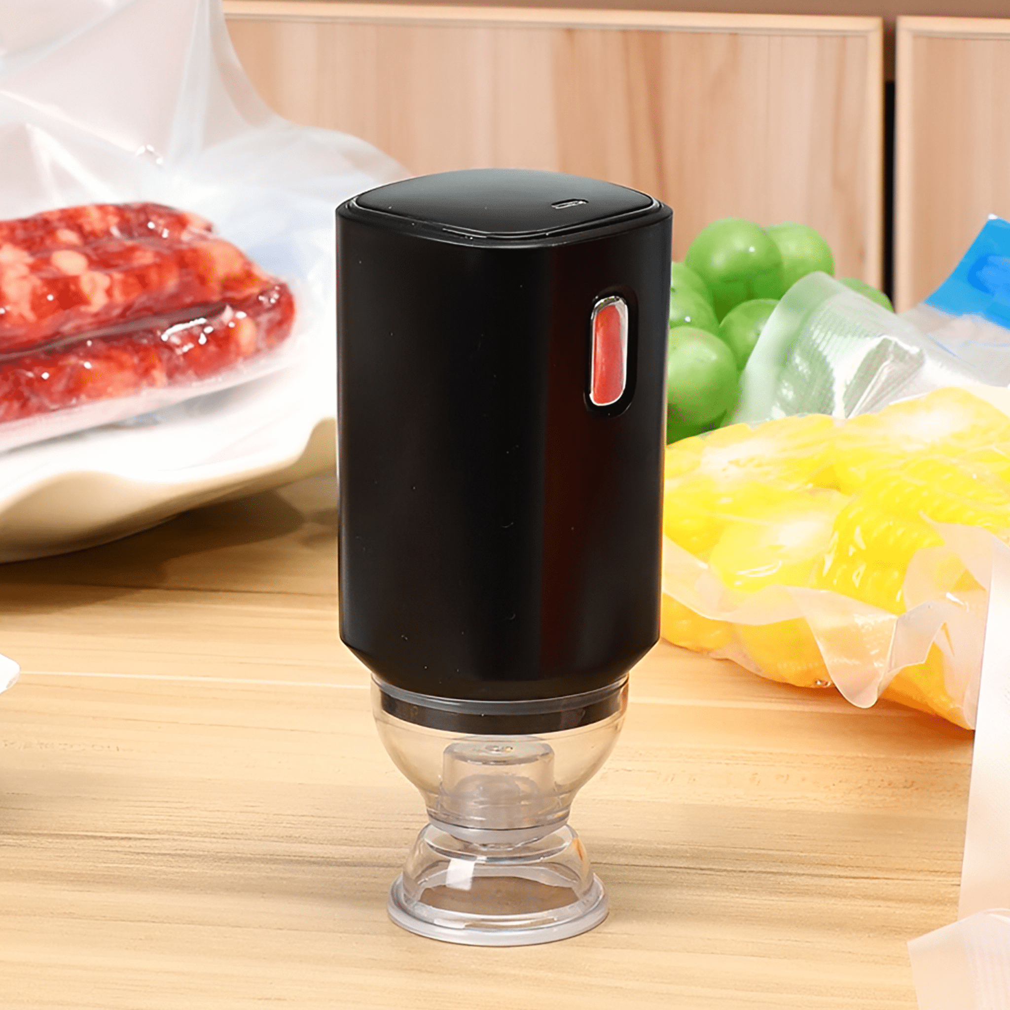 CURYMAY 2026 New Handheld Vacuum Sealer,Rechargeable Food Saver Vacuum Sealer Machine,Portable Handheld Food Sealer for Sous Vide Cooking for Kitchen, Pantry, Camping, Travel, Refrigerator