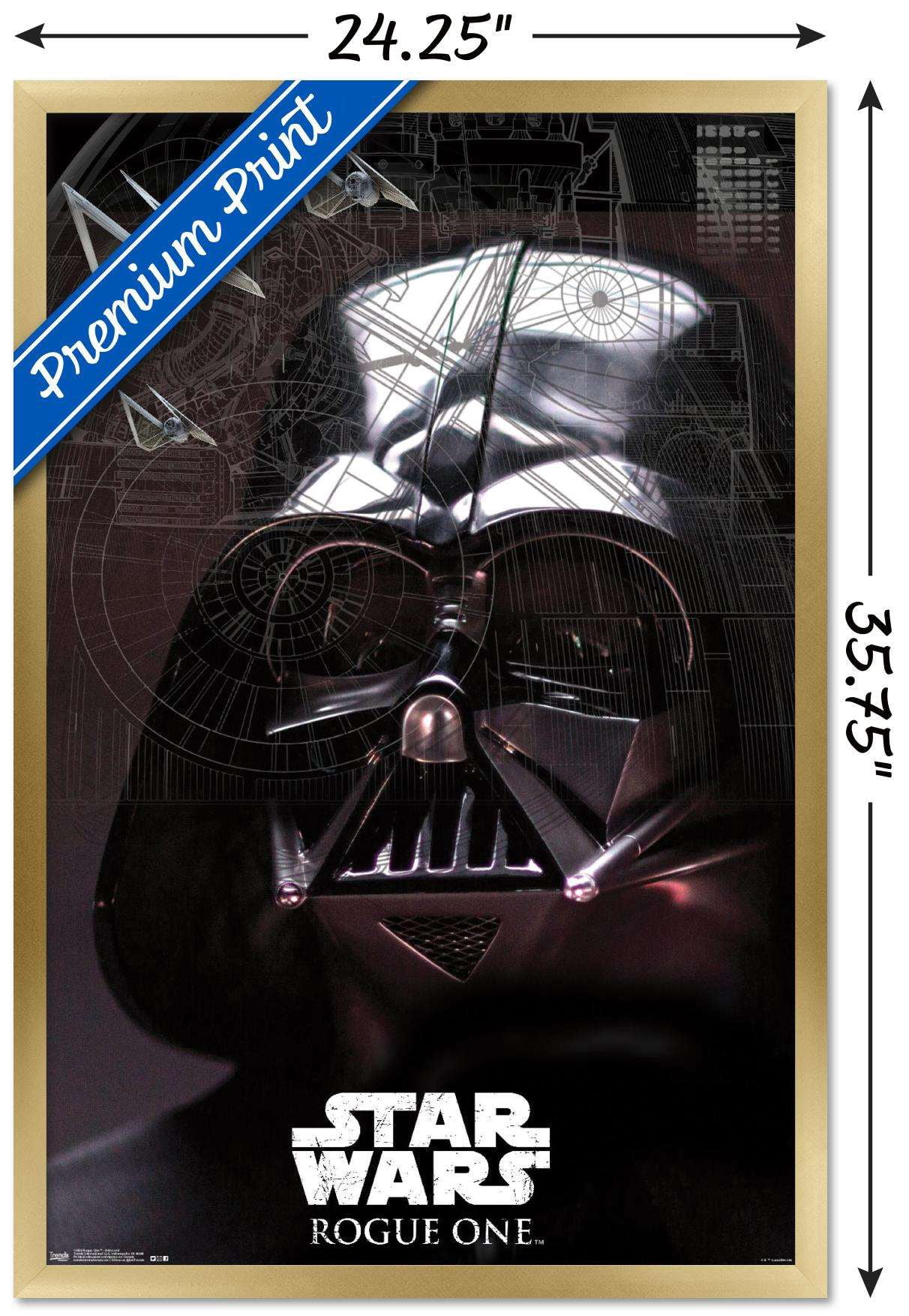 Star Wars: Rogue One - Sith Lord Wall Poster, 22.375" x 34", Framed