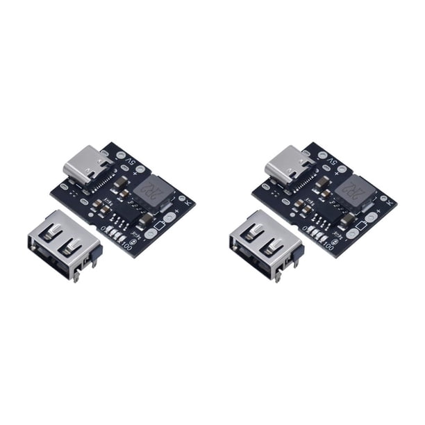 Inteprter Mini módulo de de de litio, placa de carga de iones de litio Manual DIY, reemplazo de carga de bolsillo portátil para viajes en casa Regular 2Conjunto